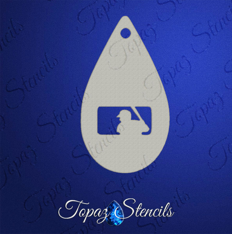 MLB Logo stencil