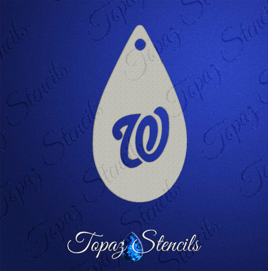 Washington Nationals stencil