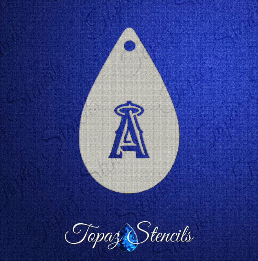 Los Angeles Angels stencil
