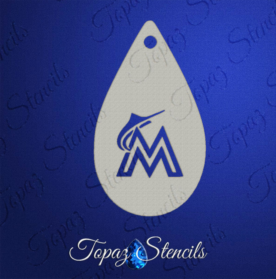 Miami Marlins stencil