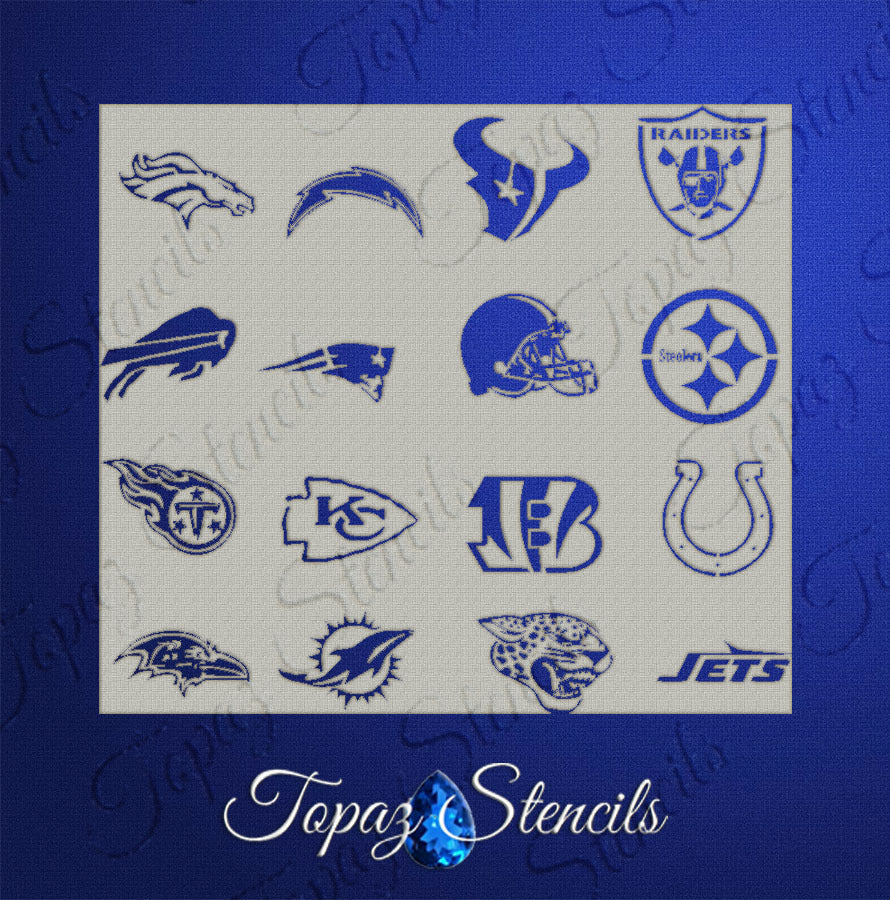 AFC Teams stencil