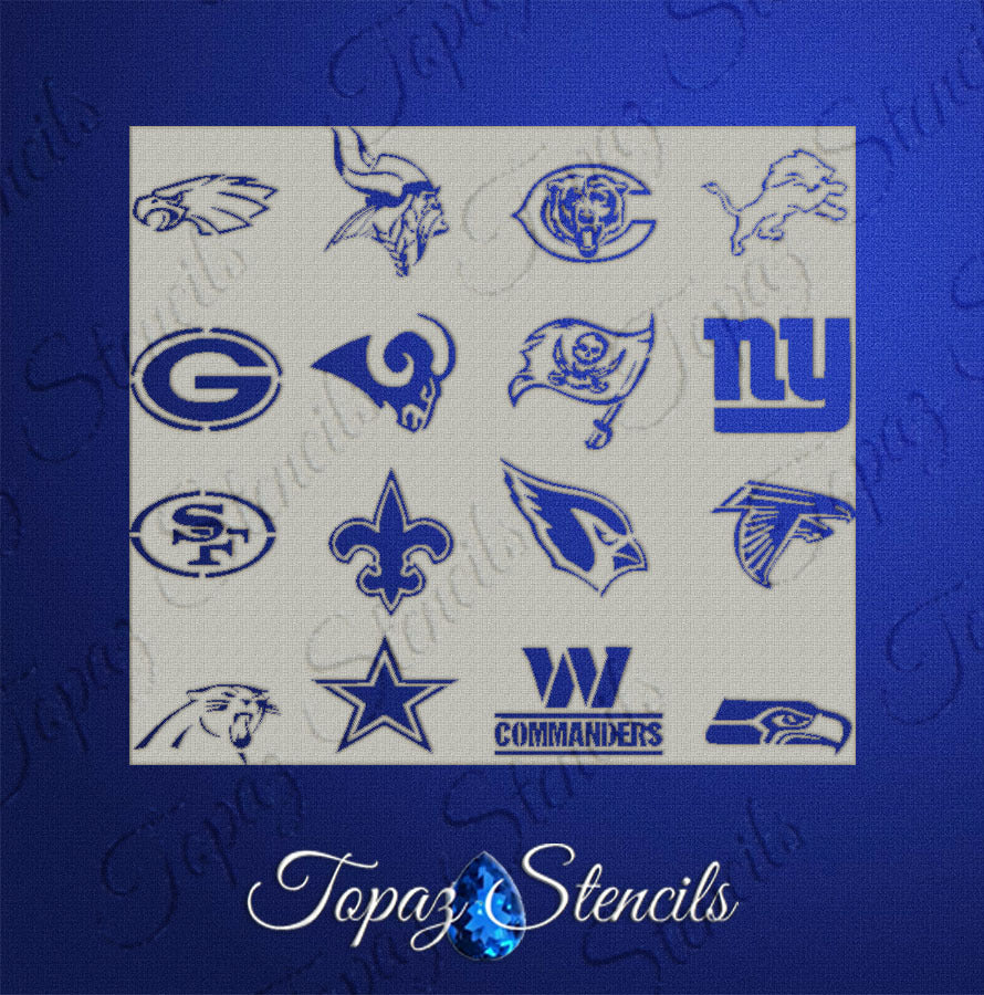 NFC Teams stencil
