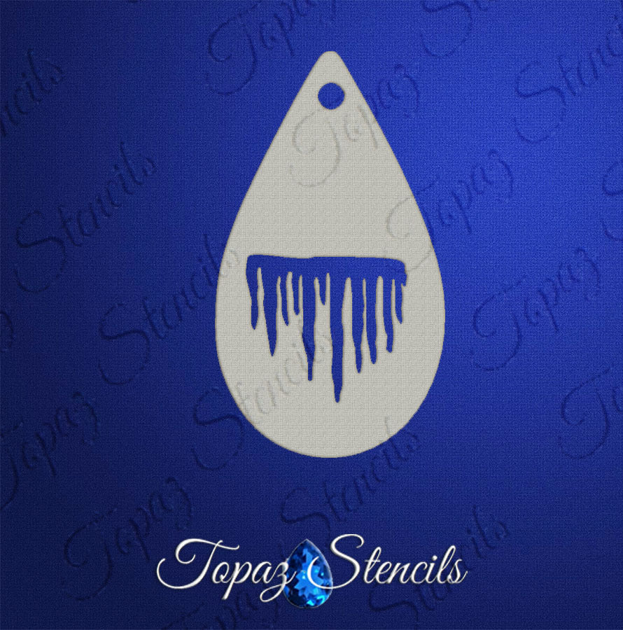 Icicles stencil