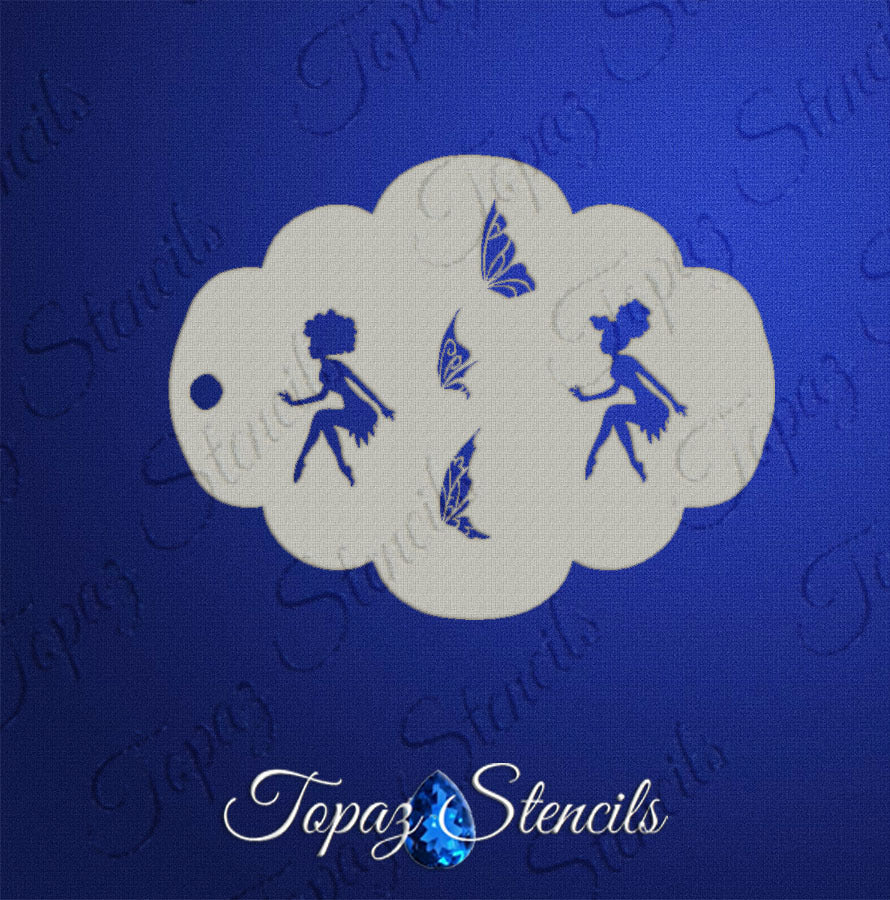Fairy Sistas stencil