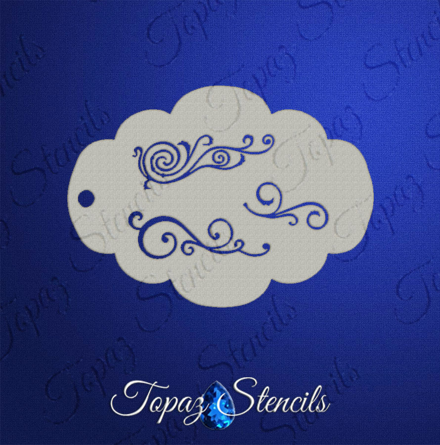 Swirls a Fancy stencil