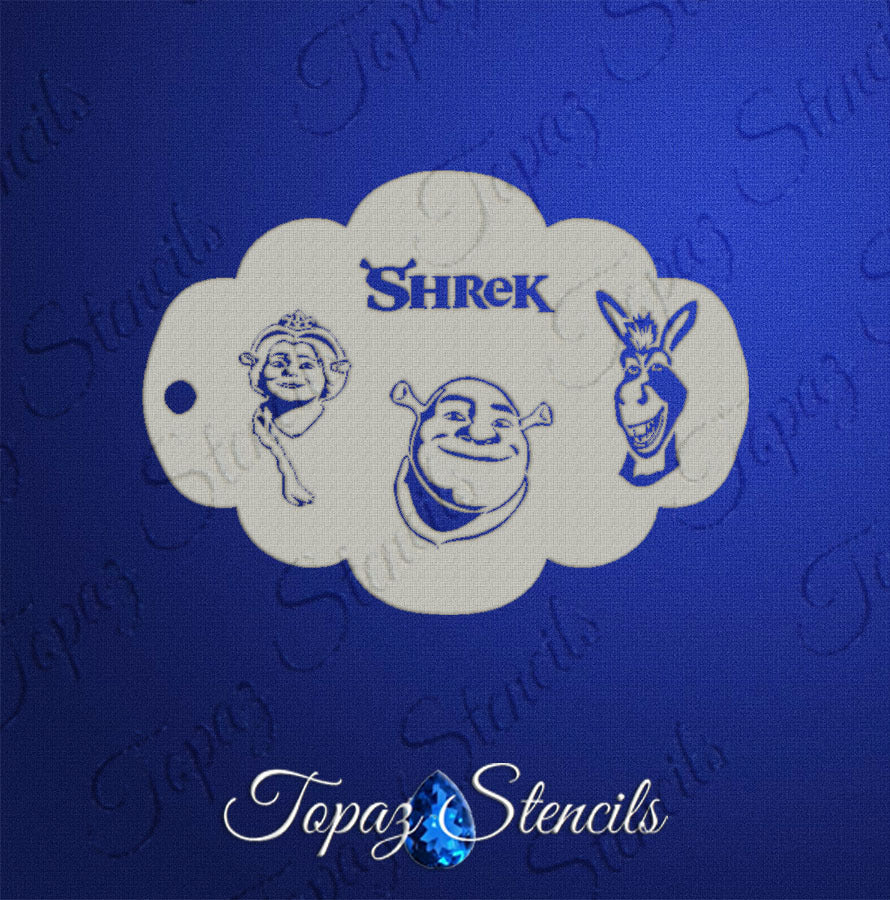 Shrek and Pals stencil