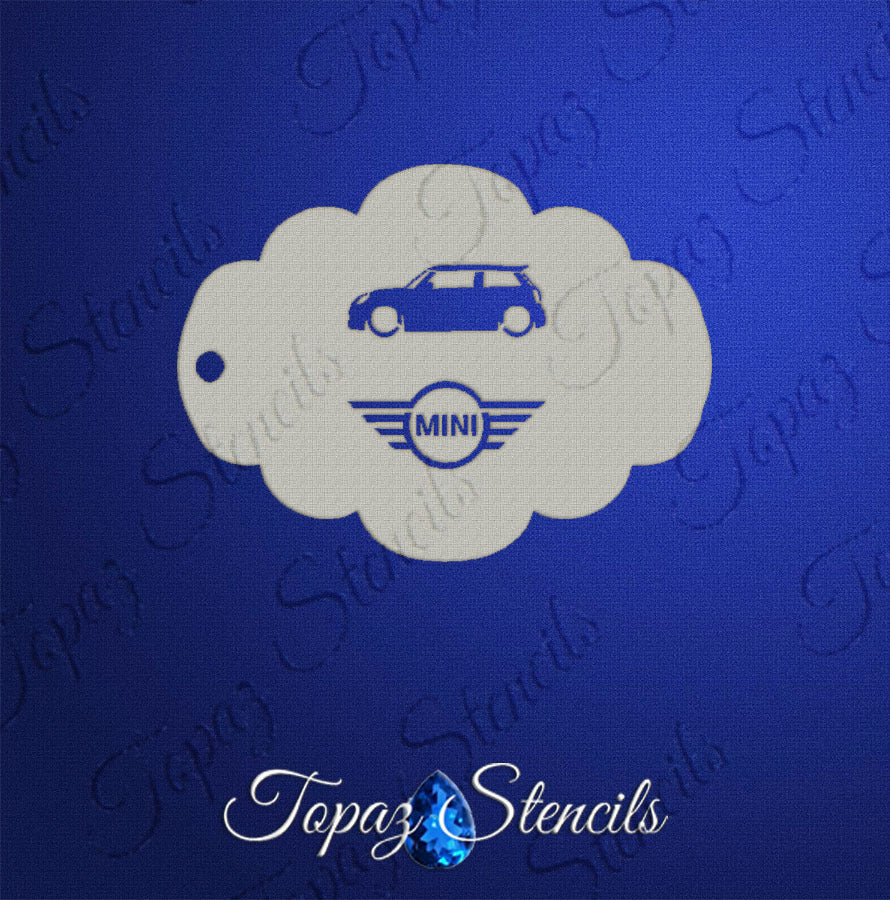 Mini Cooper stencil