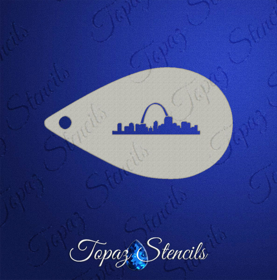 St. Louis Skyline stencil