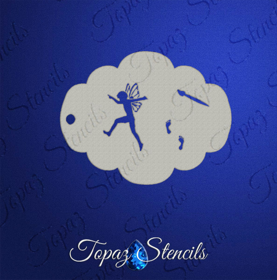 Pixie Trouble stencil
