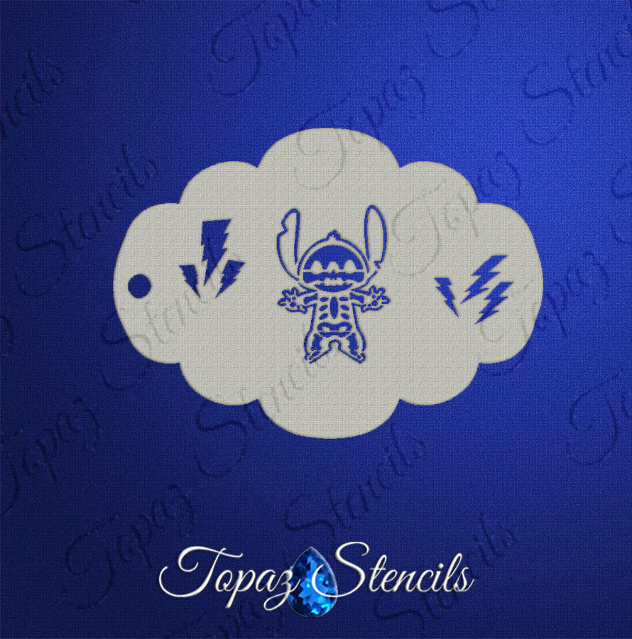 Electric Stitch stencil