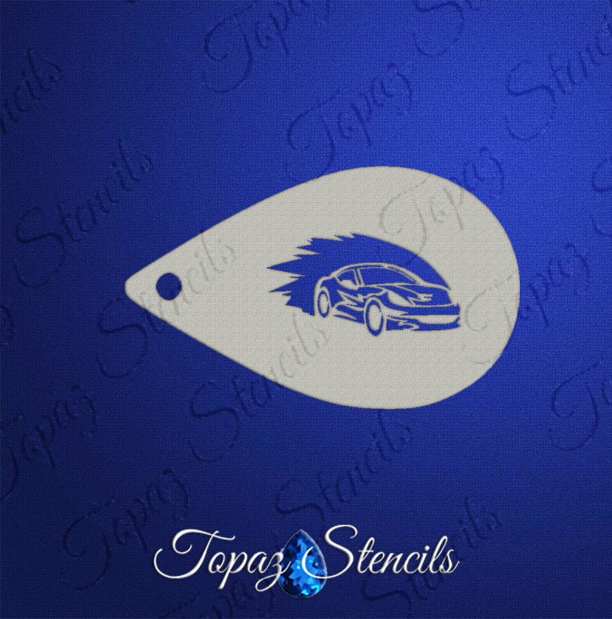 Hot Wheels Car stencil