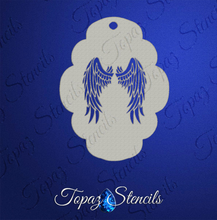 Wings of an Angel stencil