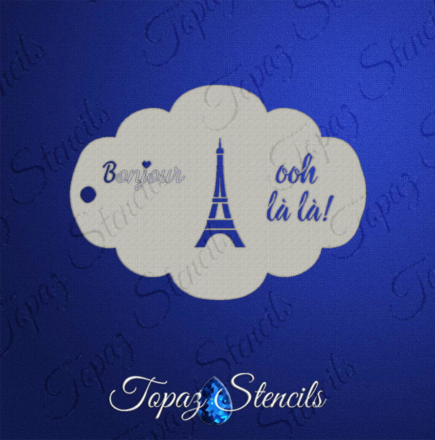 Eiffel Tower stencil