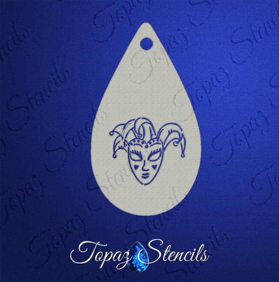 Venetian Mask stencil