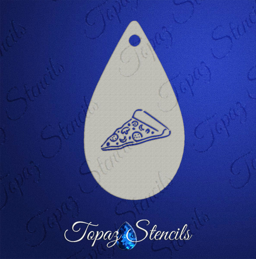 Pizza Slice stencil