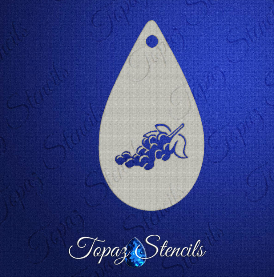 Grapes stencil