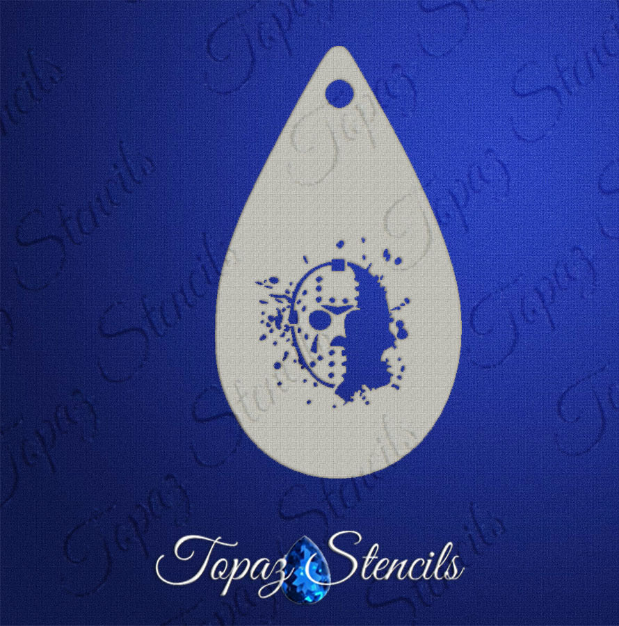 Splatter Jason stencil