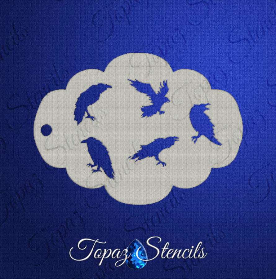 The Birds stencil