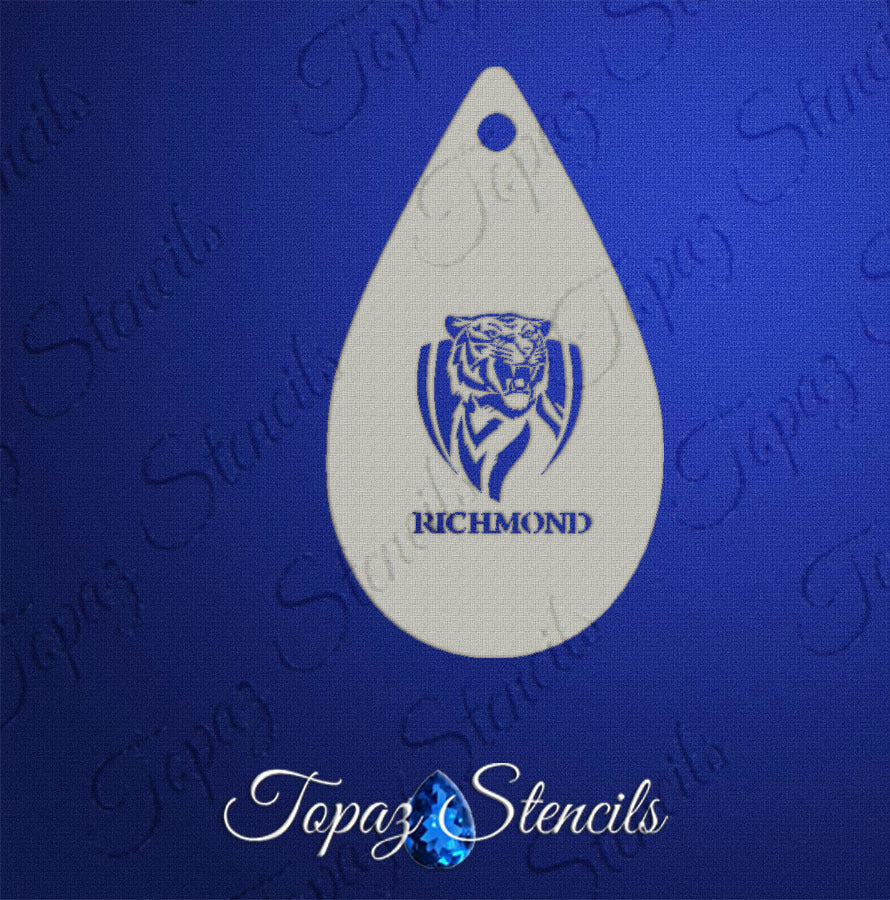 AFL Richmond Tigers stencil