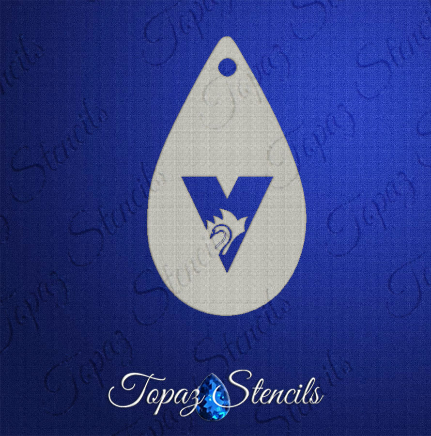 AFL Sydney Swans stencil