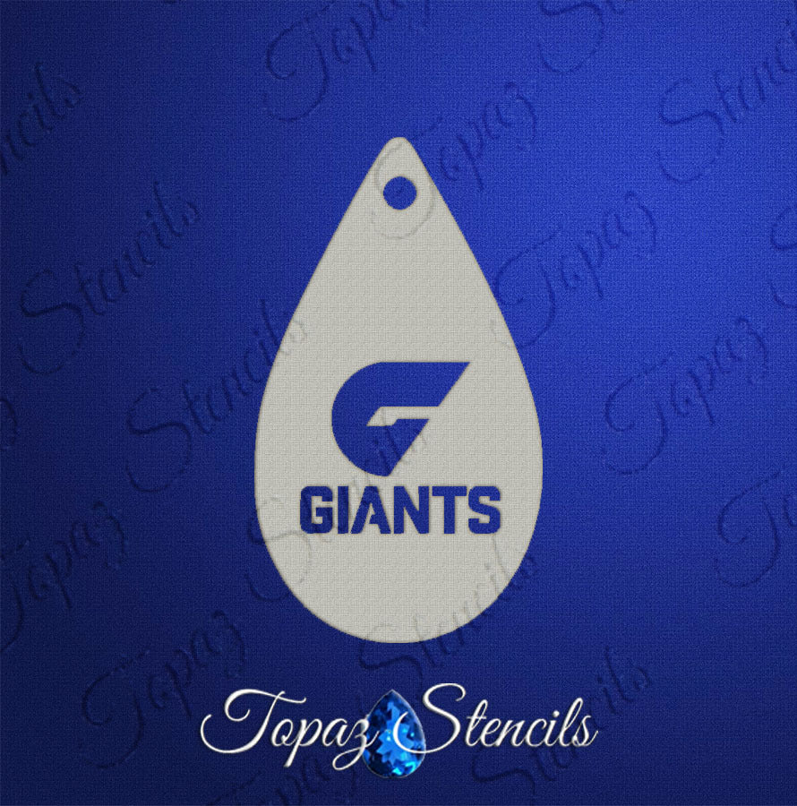 AFL GSW Giants stencil