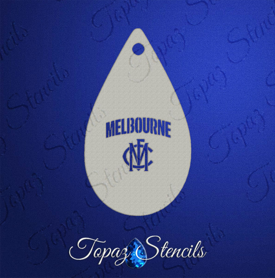 AFL Melbourne Demons stencil