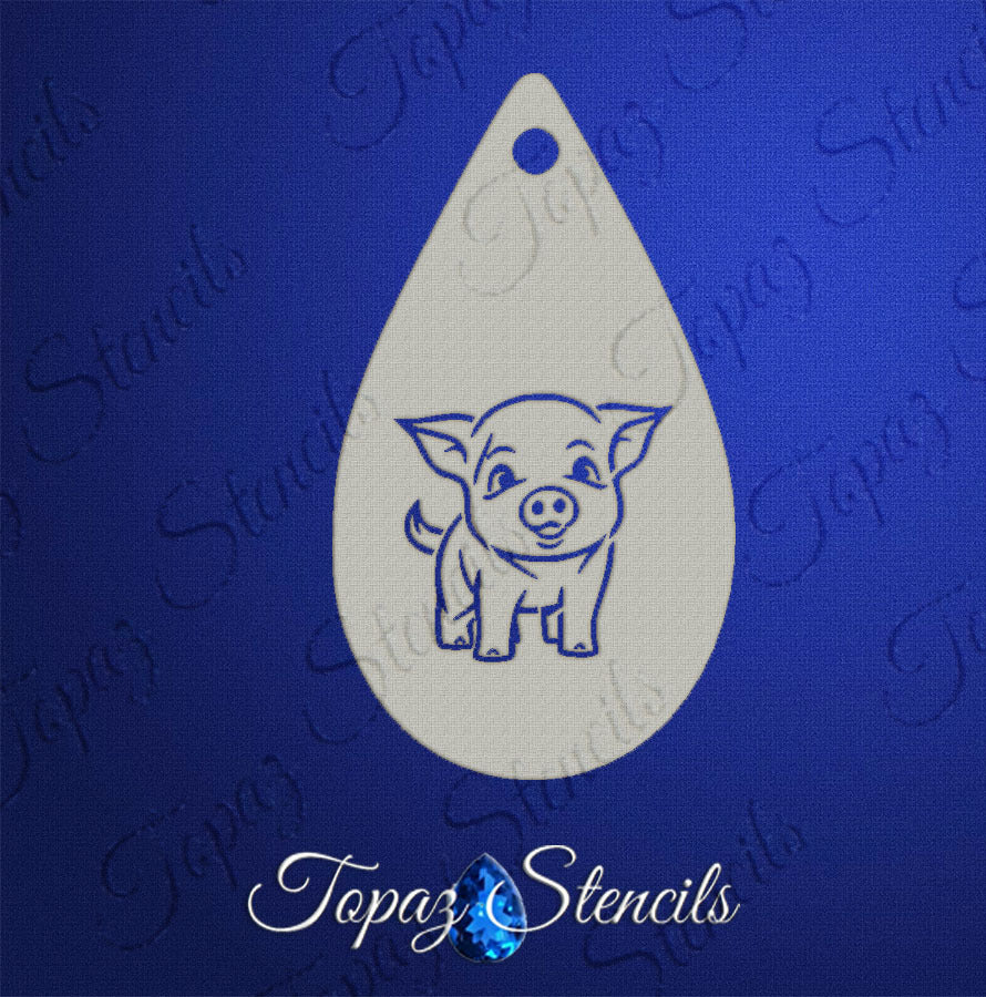Private Piggy stencil