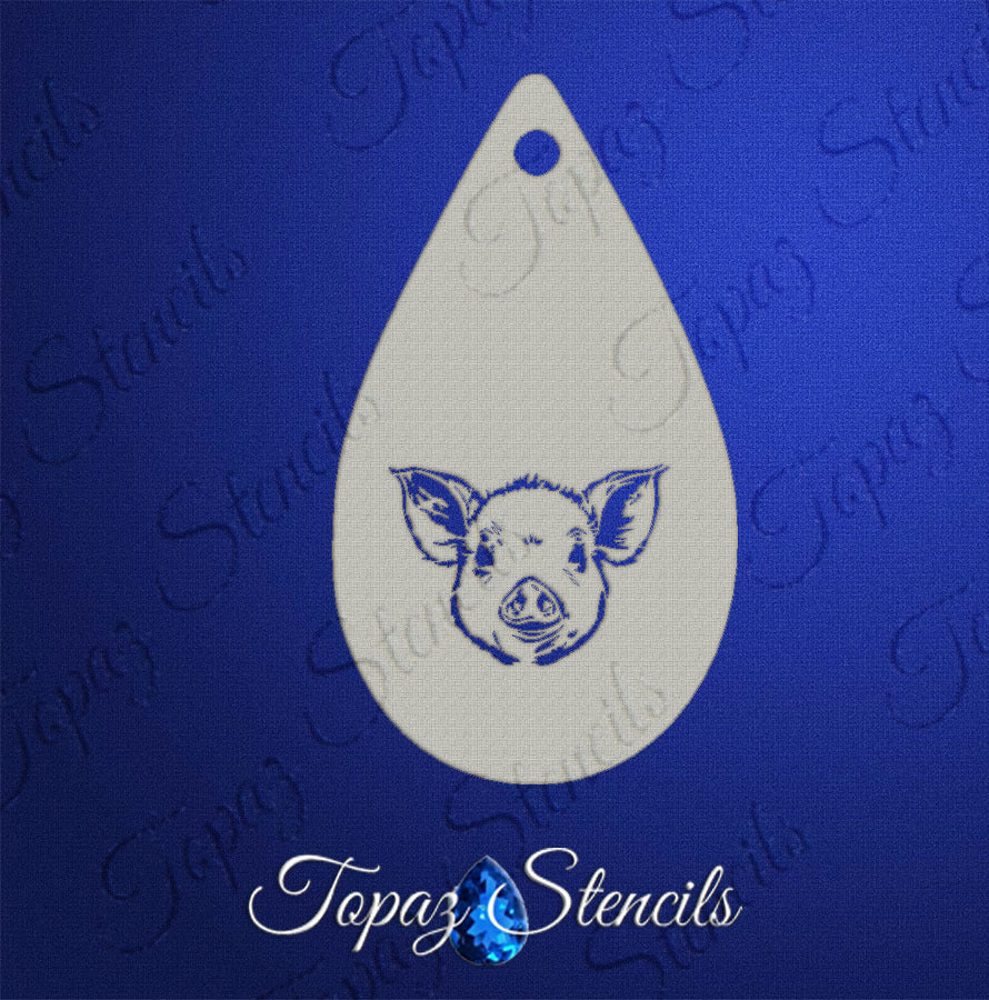 This Little Piggy stencil