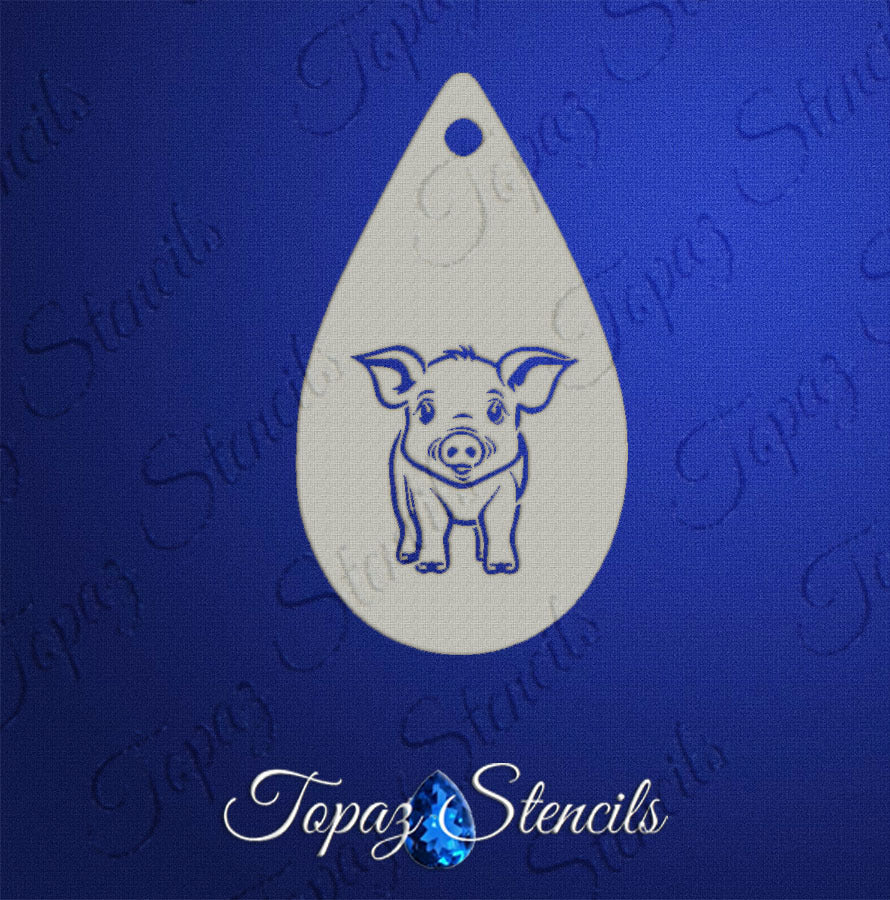 Party Piggy stencil