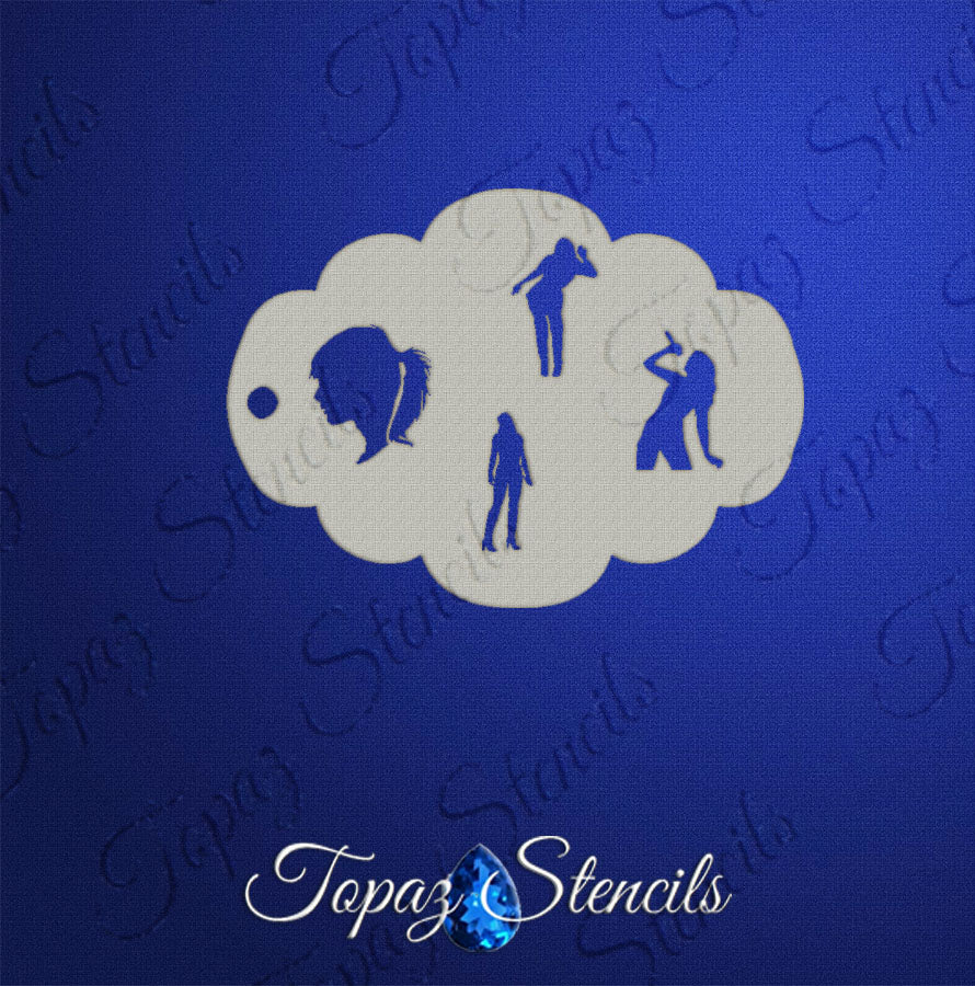 TS Silhouettes stencil