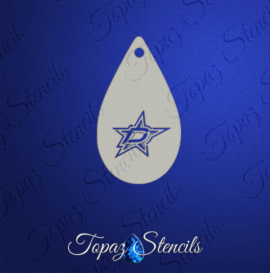 Dallas Stars stencil
