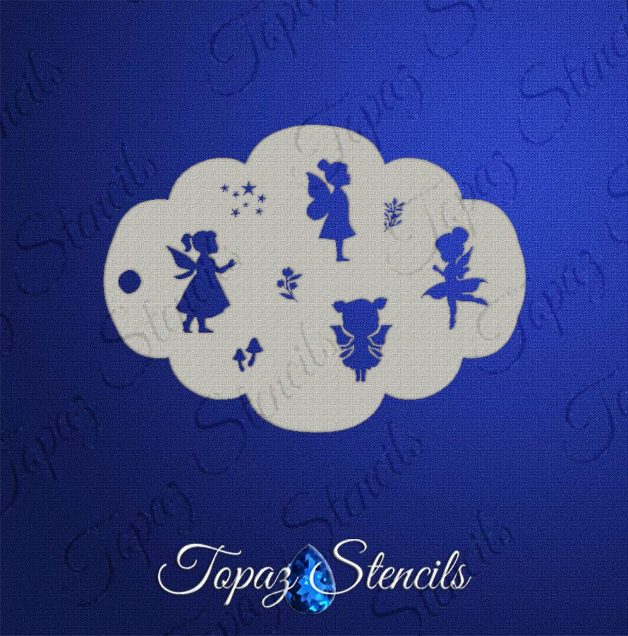 Fairy Kiddies stencil