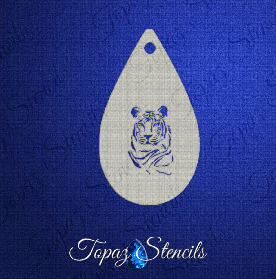 Regal Tiger stencil