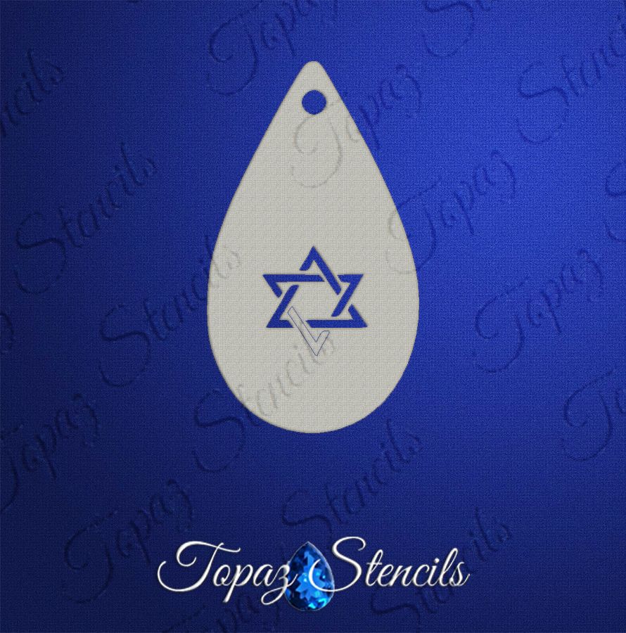 Star of David stencil