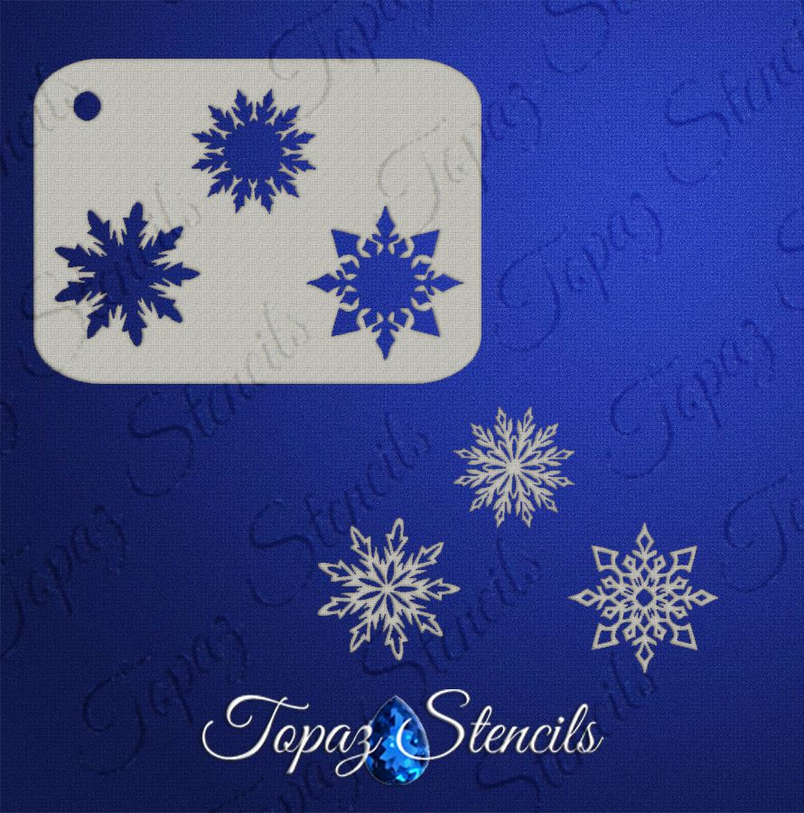 B&T Snowflakes stencil
