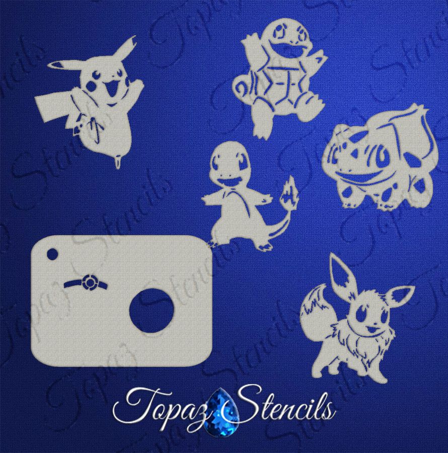 B&T Pokemon "Basic" Set stencil