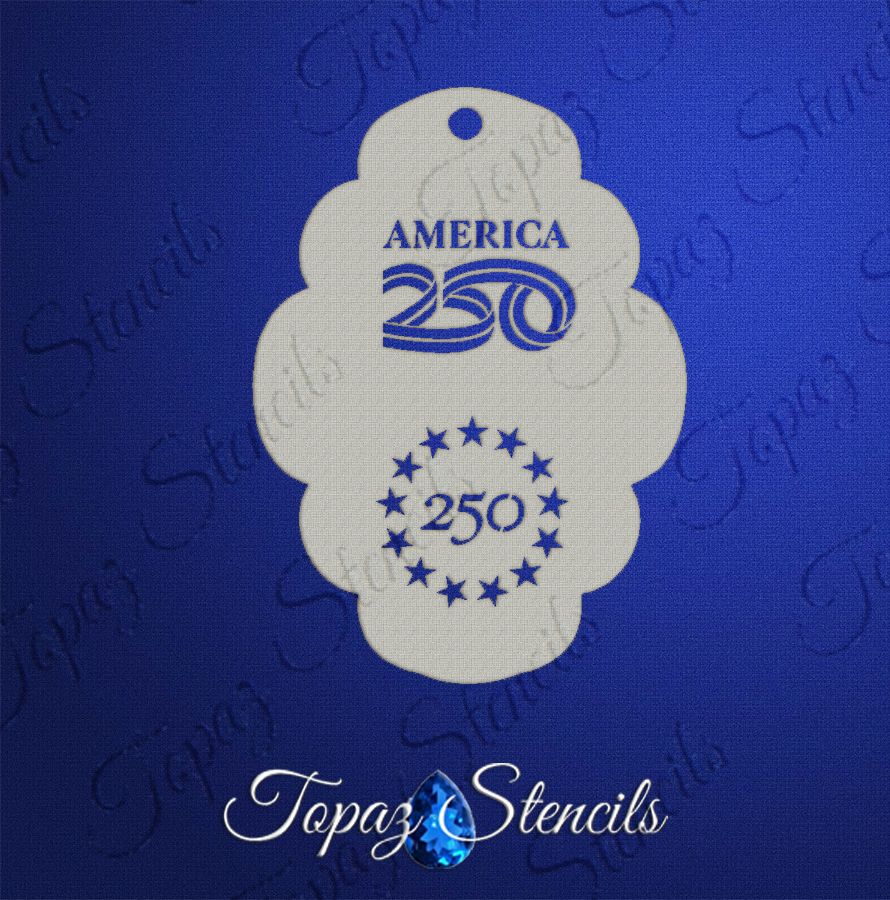 America 250 stencil