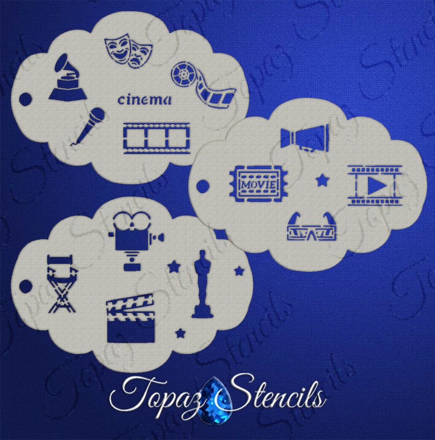 Movie Elements stencil