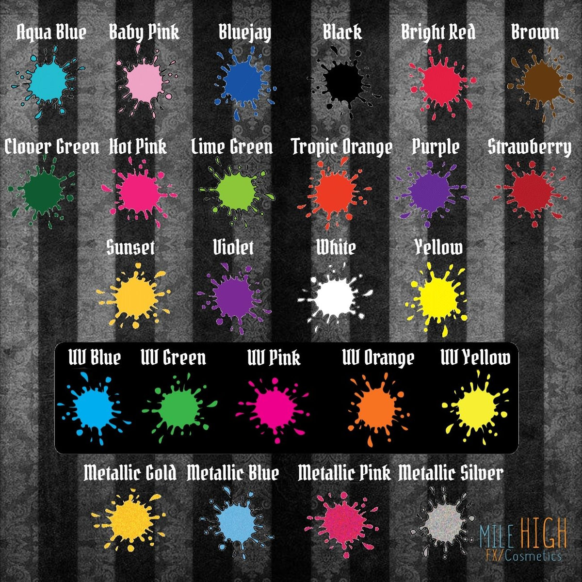 Quick Drying Alcohol Airbrush Tattoo Ink