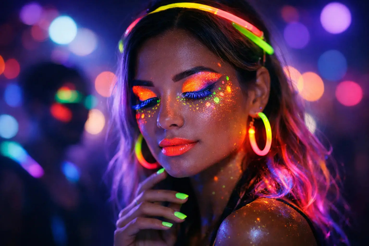 Blacklight Makeup for Rave Looks That Glow
