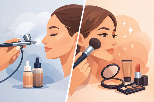 Airbrush Makeup Versus Traditional Makeup