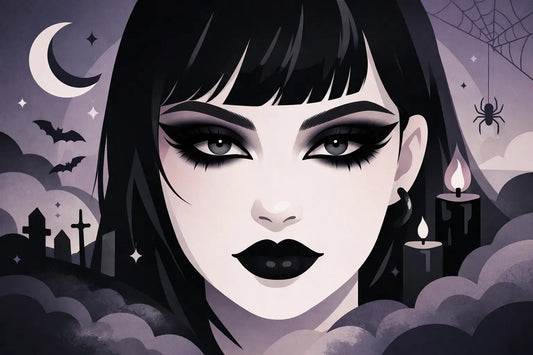 Goth Makeup for Hooded Eyes That Hits Hard