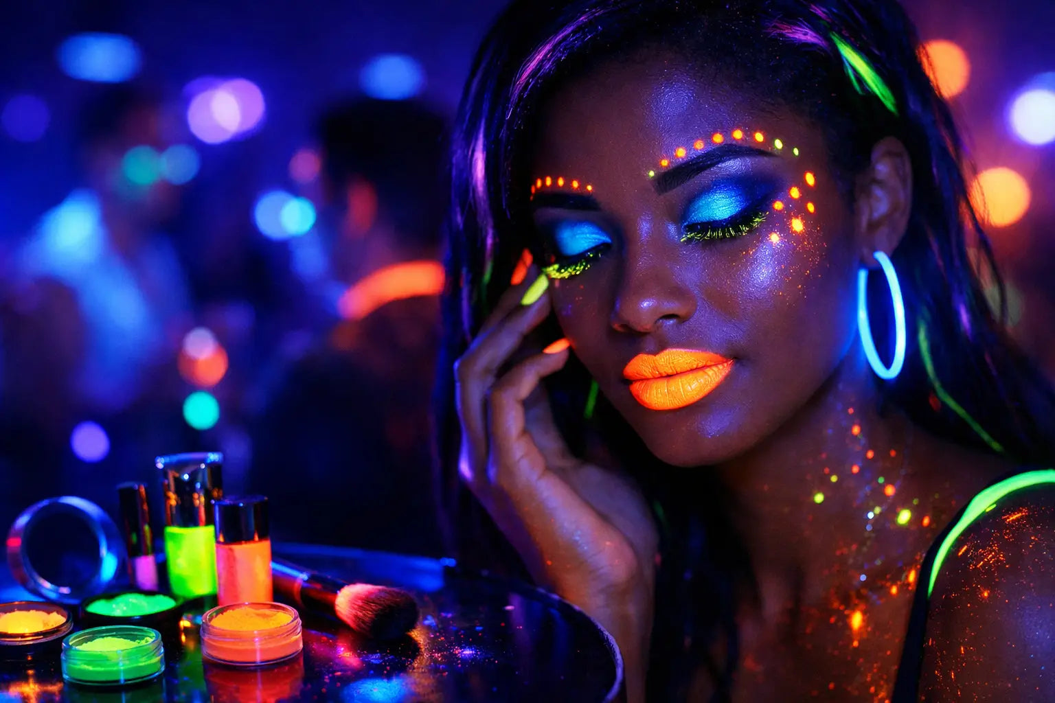 Best Makeup for Blacklight Parties That Actually Glows
