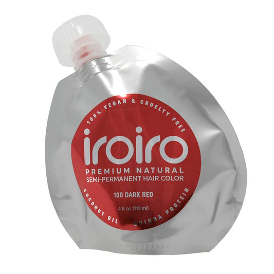 IroIro Premium Semi-Permanent Hair Color 4oz - 100 Dark Red