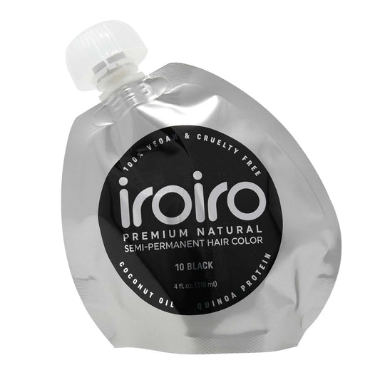 IroIro Premium Semi-Permanent Hair Color 4oz - 10 Black