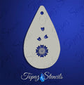 Flower and Petals stencil