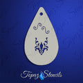 Fancy Fleur stencil