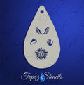 Super Natural Elements stencil