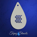 Chevron Texture stencil
