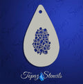 Rough Scale Texture stencil